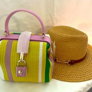 Kate Spade with soft colors, with cross body strap. New